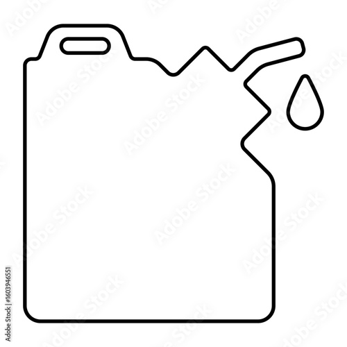 canister icon isolated on white background, vector illustration.
