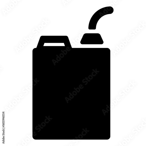 canister icon isolated on white background, vector illustration.