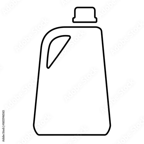 canister icon isolated on white background, vector illustration.