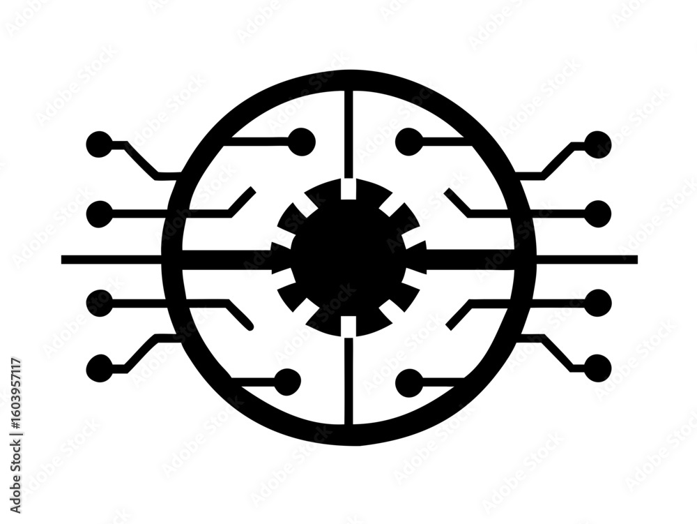 Obraz premium technology, circuit board vector