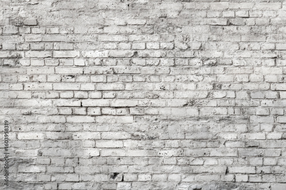 Obraz premium Grey-white brick wall texture