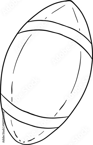 back to school apple, school suppliers element for teacher classroom decoration. rugby ball doodle line. vector file.