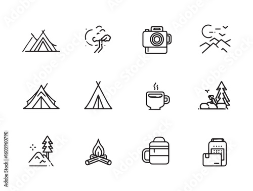 wander work ultra minimalist 2d line art