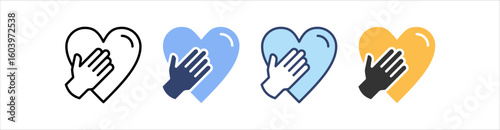 Sincerity Icon Set Multiple Style Collection