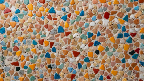 Colorful Matte Terrazzo Texture