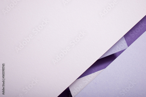 Abstract purple 3d geometric background, copy space