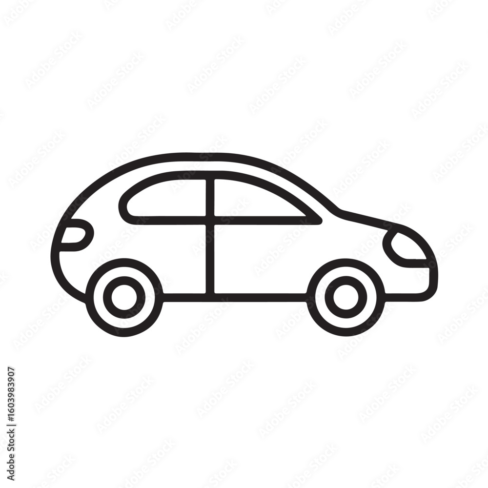 Obraz premium Car Icon vector