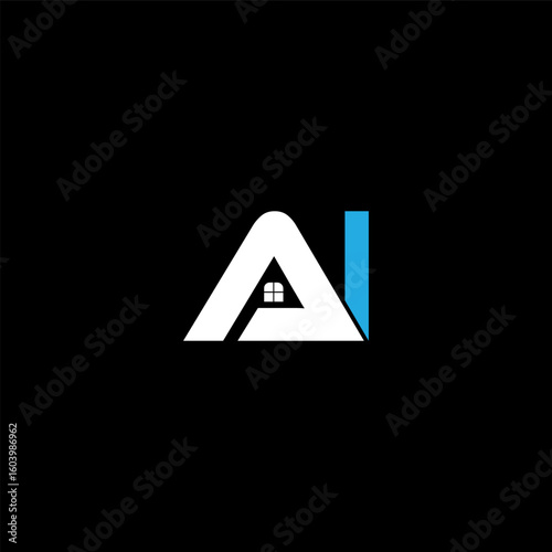 Free Download AI Monogram Fusion - Elegant Minimal Letter logo Design - GFXLoad