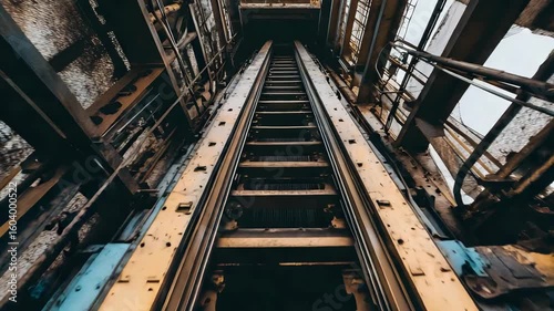 Wallpaper Mural Wooden bridge forest path Torontodigital.ca