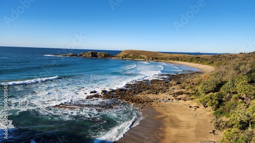 Wallpaper Mural Views from Emerald Beach headland in New South Wales, Australia Torontodigital.ca