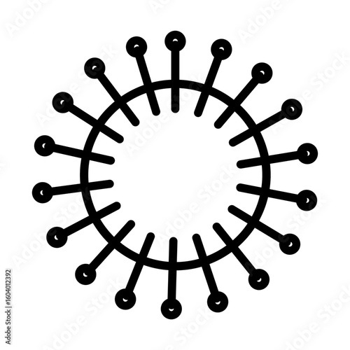 Infection Spread icon vector image. Can be used for Infectious Diseases.