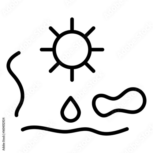 Contaminated Surfaces icon vector image. Can be used for Infectious Diseases.