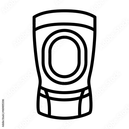 Kneepad icon vector image. Can be used for Rugby.