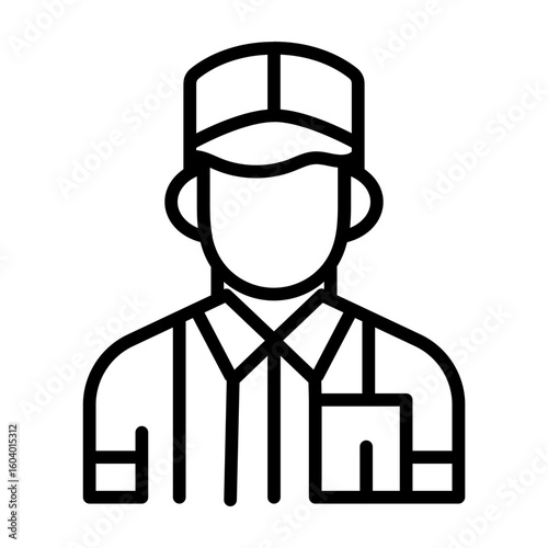 Referee icon vector image. Can be used for Rugby.