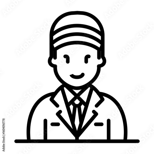 Warehouse Owner icon vector image. Can be used for Warehouse.