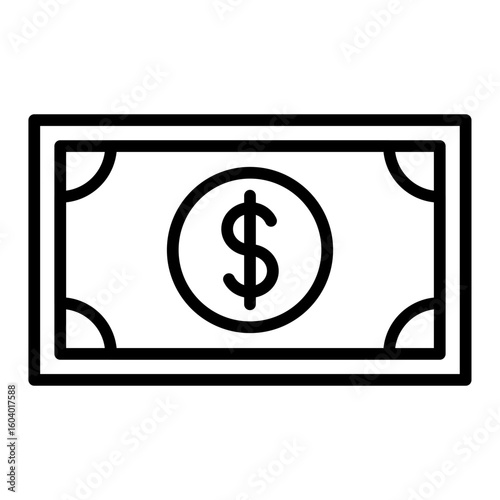 Cash icon vector image. Can be used for Supermarket.