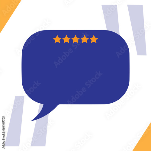 Professional Review Testimonial Post Vector