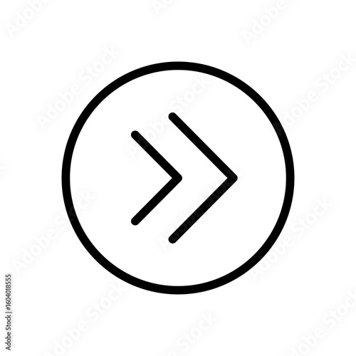 Next Button icon vector image. Can be used for Instrument.