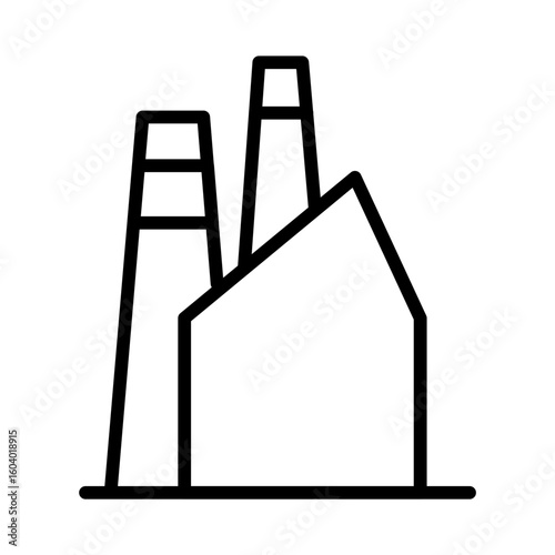Factory Breakdown icon vector image. Can be used for Manufacturing.