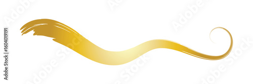 Luxury decoration text box golden brush element template design  file transparent . EPS 10 .