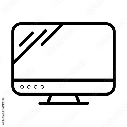 Desktop icon vector image. Can be used for Battery and Power.