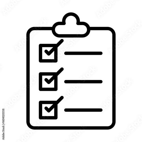 Checklist icon vector image. Can be used for Shoemaker.