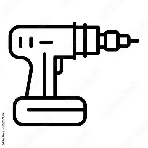 Drill icon vector image. Can be used for Shoemaker.