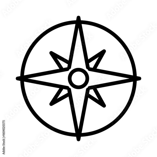 Compass icon vector image. Can be used for Shoemaker.