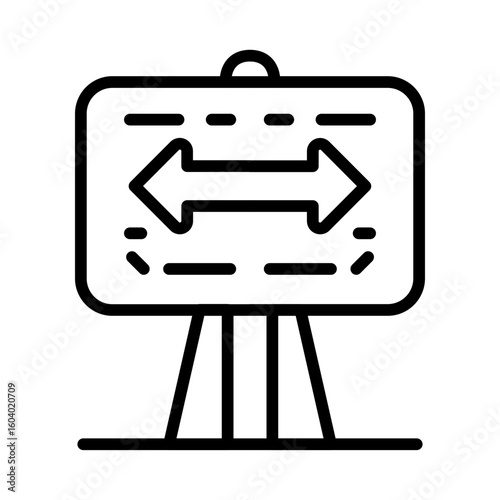 Signboard icon vector image. Can be used for Shoemaker.