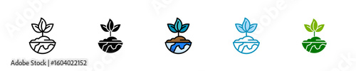 Sprout  Icon Set Multiple Style Collection
