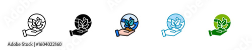 Seedling  Icon Set Multiple Style Collection
