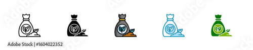 Compost  Icon Set Multiple Style Collection
