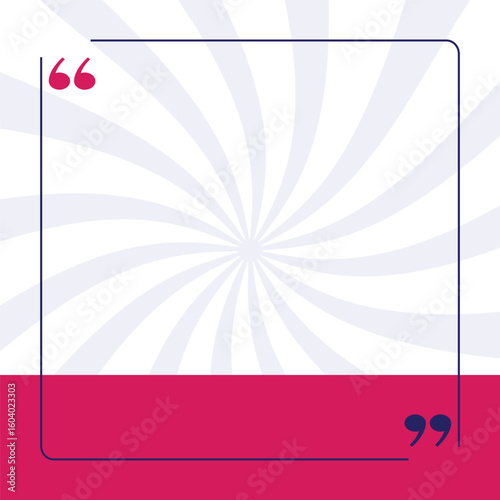 Modern Testimonial Vector Template for Business Reviews and Customer Quotes