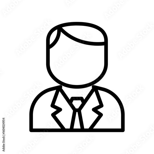 Banker icon vector image. Can be used for Diversity.