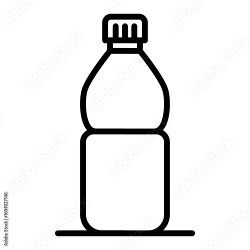 Water Bottle icon vector image. Can be used for Volleyball.