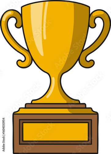gold trophy cup
