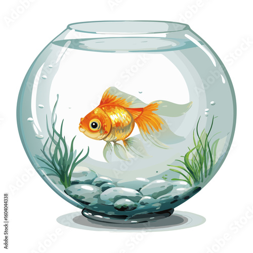 goldfish in aquarium