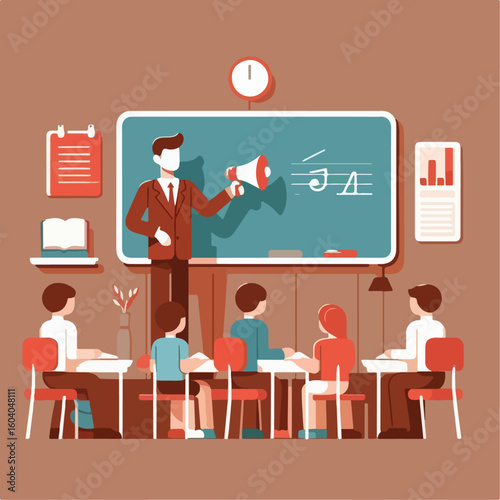 Study in class background