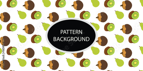 watermelon, variant fruit pattern background design. Pattern of illustration fruits background design. Cute background with hand drawn vegetables. Modern print for fabric, textile, card, wallpaper.