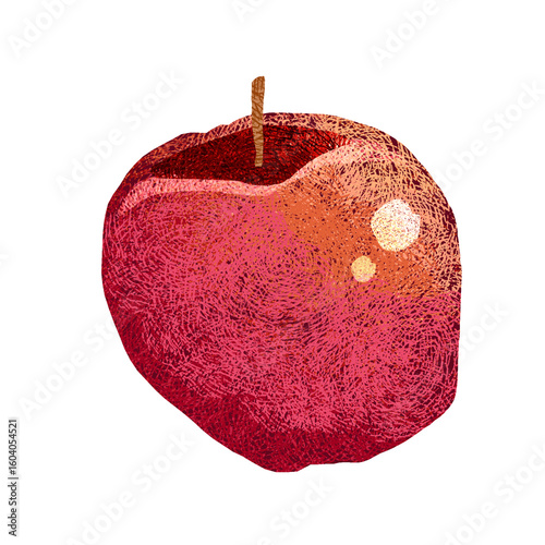 Apple red exotic fruit tropical isolated