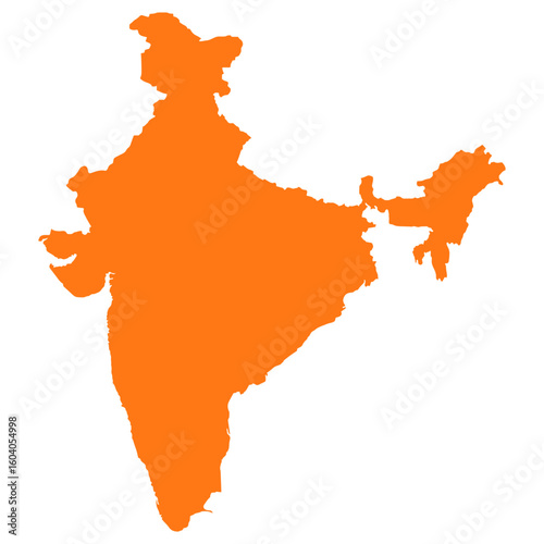 Indian map illustration, indian map vector, indian map with editable color –indian Independence day 2025.
