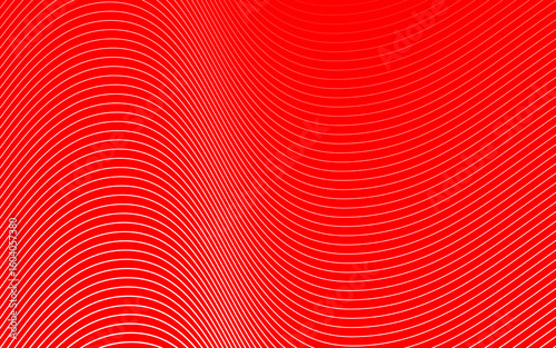 Red Wavy Lines Optical Illusion Background, Optical illusion background with red wavy line pattern.