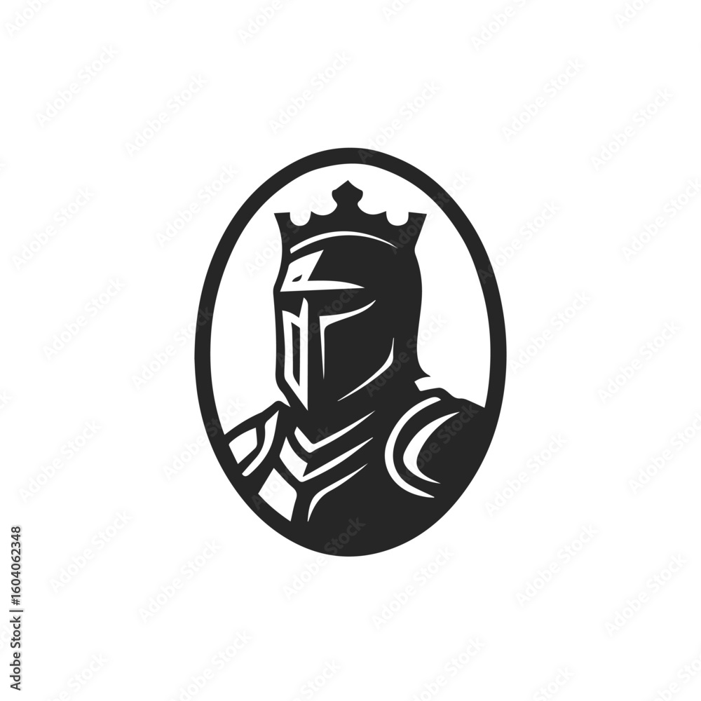 Armored royal knight inside shield emblem vector logo, isolated on white background, generative ai
Armored royal knight inside shield emblem vector logo, isolated on white background, generative ai