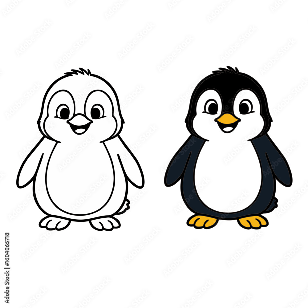Fototapeta premium penguin vector icon