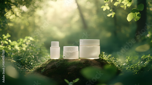 A top view of a organic scin care cream tube without labels