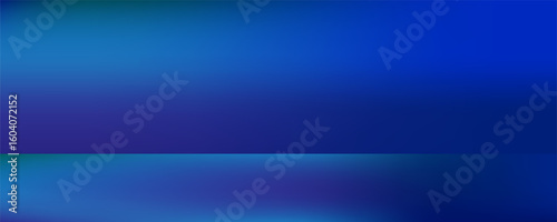 Blue-green gradient studio room, abstract background pattern, walls and floor reflect neon lights, dark tones and feel  speed of digital technology connected blue-green background. vector