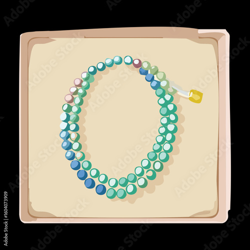 Pearl Necklace Inside Jewelry Box
