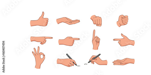 Free Hands holding vector 