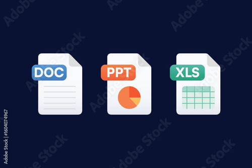 Mircosoft Word Excel Powerpoint Document File