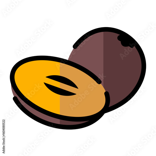 sapodilla icon design	